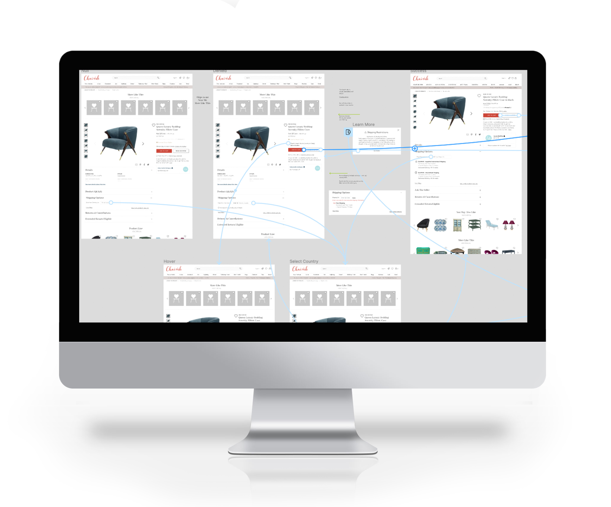 Wireframe Chairish International